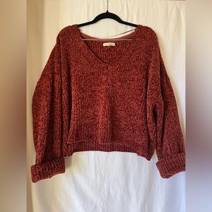 Maroon/rust sweater